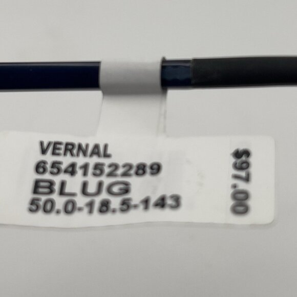 B.e Bio Eyes Vernal BLUG Full Eyeglass Frames Round Key Blue Black 50-18.5-143 - Picture 6 of 12
